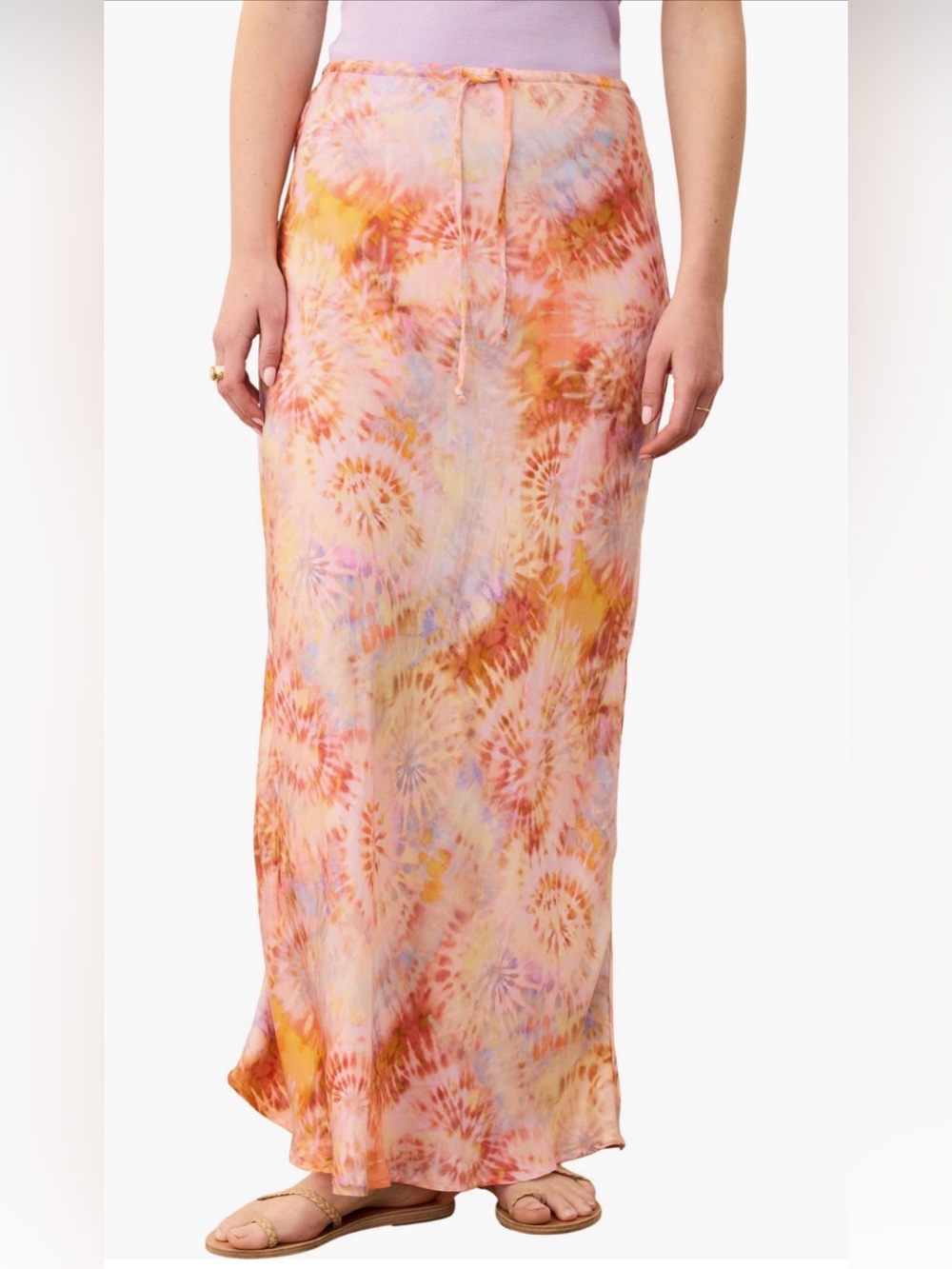 Marine Layer maxi shirt with draw string